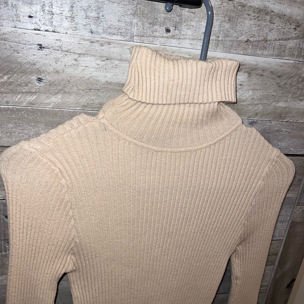 Basic Ribbed Turtleneck - Picture 2 of 2